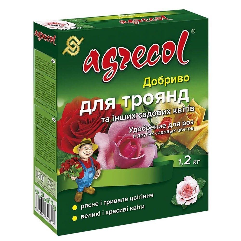 Добриво Agrecol для троянд 1,2 кг 30211