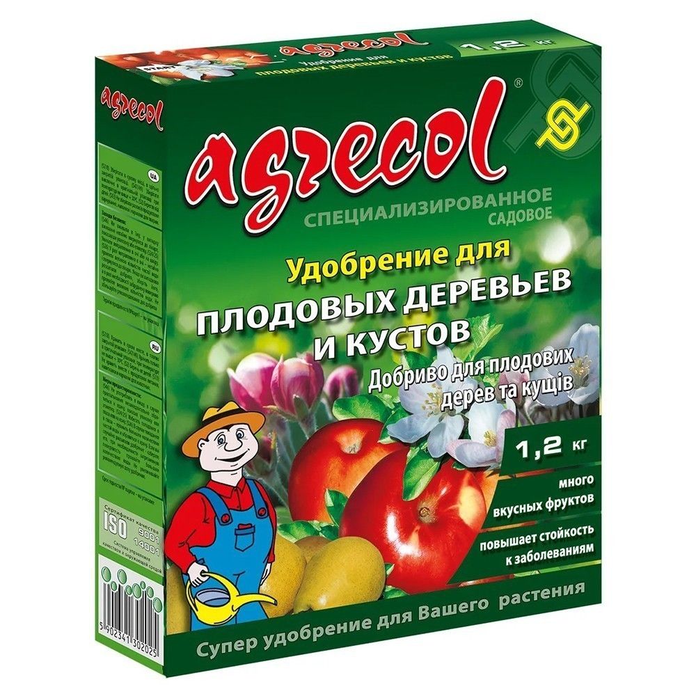Добриво Agrecol для плодових дерев 1,2 кг 30214