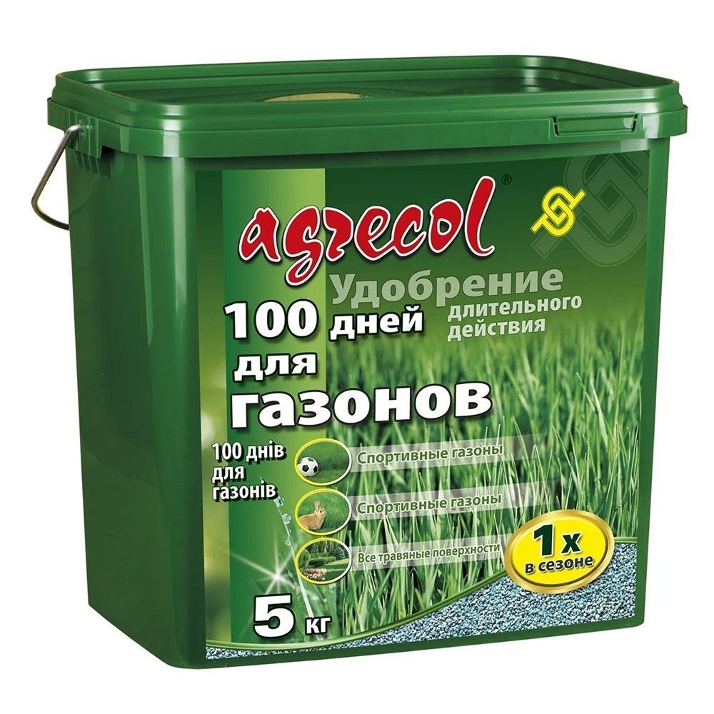 Добриво Agrecol 100 днів добриво для газону 5 кг 30191