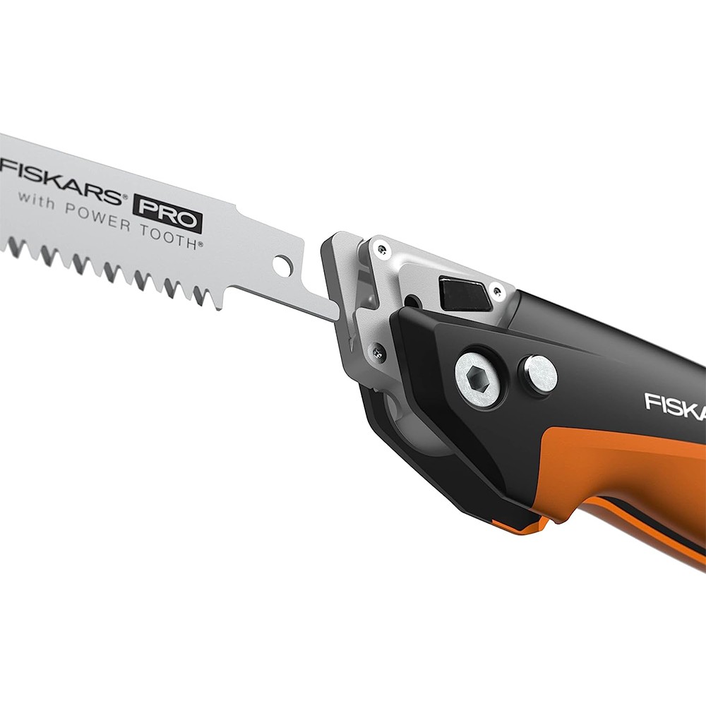 Пила універсальна складана 2 полотна Fiskars Pro PowerTooth 150 мм 13/24 TPI 1062934