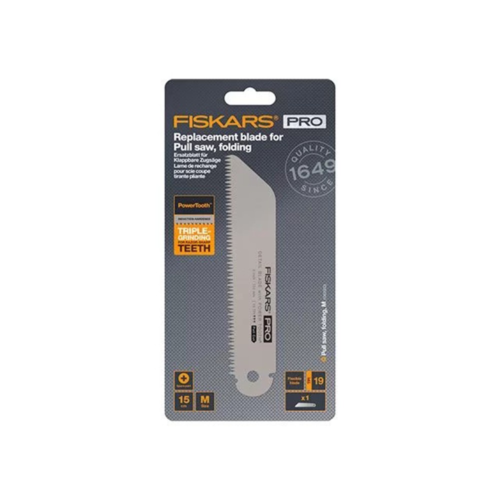 Змінне полотно для пилки Fiskars Pro PowerTooth 150 мм 19 TPI 1062942