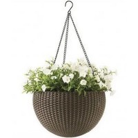 Підвісний горщик для квітів Keter Hanging Sphere Planter мокко 230502