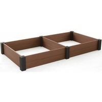 Модульна грядка Keter Vista Modular Garden Bed 2 Pack коричневий 252531