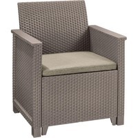 Фото Комплект садових меблів Keter Elodie Balcony Set 2 крісла + 1 стіл капучино 254095