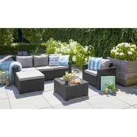 Диван садовий Keter California 3-sofa графіт 252844