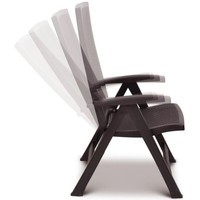 Комплект садових стільців Keter Montreal 2 шт коричневий 228103