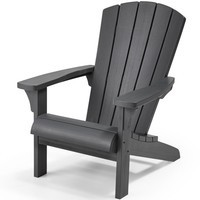Крісло садове Keter Troy Adirondack chair графіт 253271