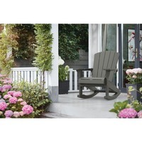 Крісло-качалка садове Keter Rocking Adirondack chair сірий 253277