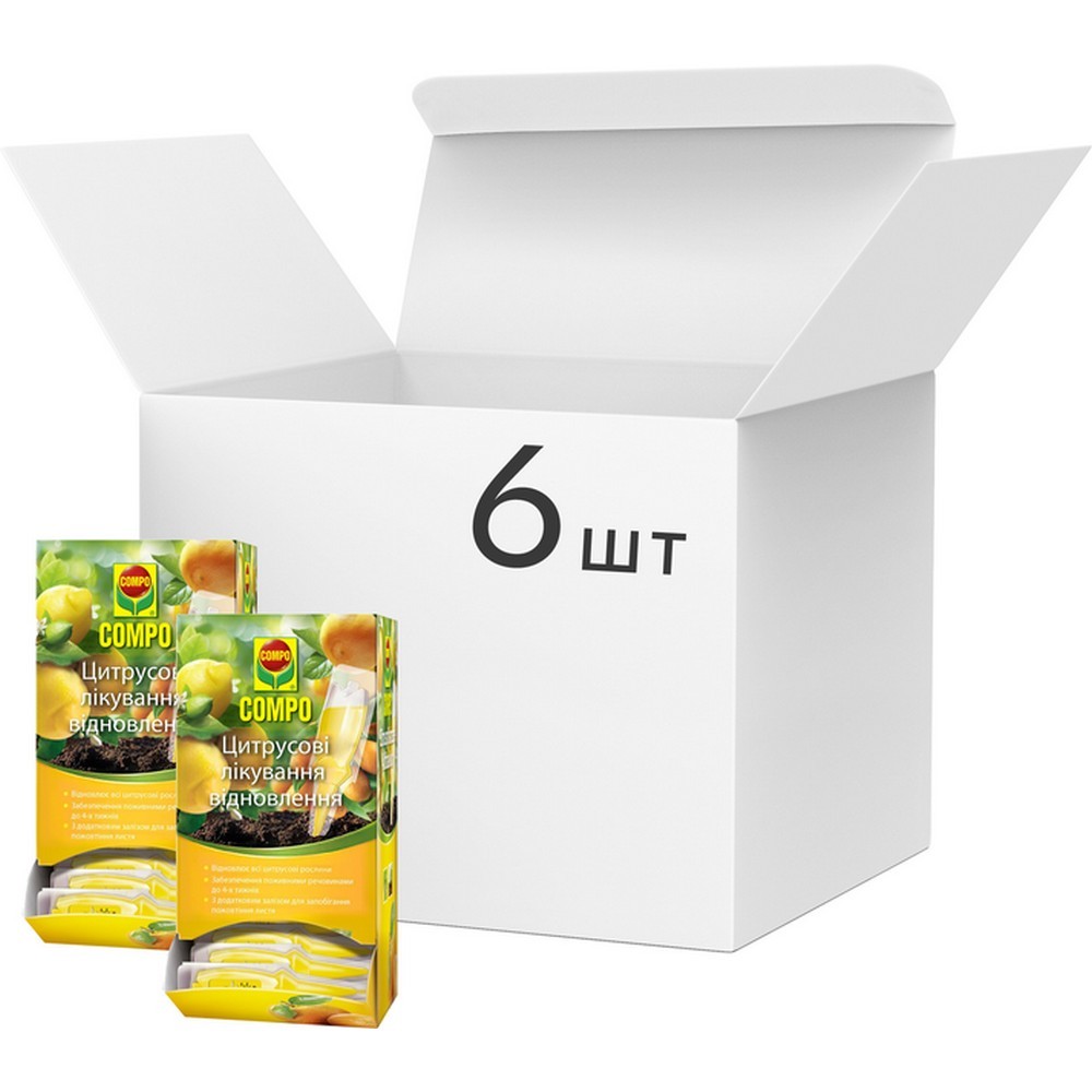 Набір аплікаторів Compo для цитрусових 30 мл 6 шт N3285-6